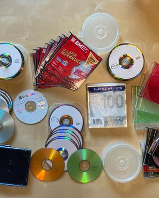 CD/DVD (SONY-ADM-VERBATIM-ecc.) + custodie - 195pz