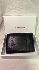 Portafoglio uomo Borbonese pelle nera