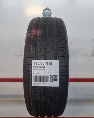 Gomme Usate Continental 195 60 15 Guarda Catalogo