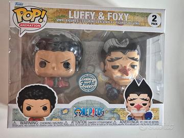 Funko pop One Piece Luffy & Foxy 2 pack 
