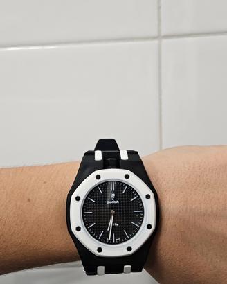 orologio in silicone stile AP x Swatch