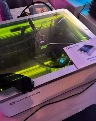 Laser engraver SCULPFUN E1 Pro – 21W + IR 3W