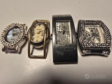 Lotto di 4 orologi vintage – decorativi 