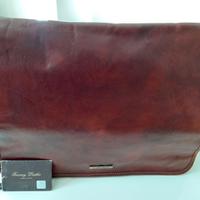 Borsa a tracolla in pelle marrone Tuscany Leather