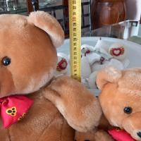 4 orsacchiotti più cagnolino peluche - tipo Trudy