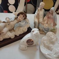 Lotto Statuette Porcellana/Ceramica -Soggetti Vari