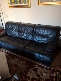divani cuoio nero