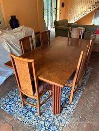 Vetrina Tavolo Sedie Madia Set Mastro Cappellini