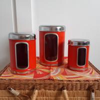 Set 3 barattoli contenitori Brabantia vintage