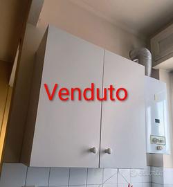 Mobile completo di scolapiatti in acciaio inox