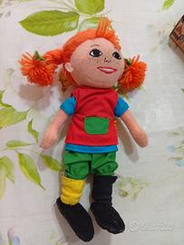Bambola Pippi Calzelunghe vintage 