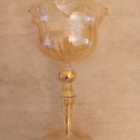 Calice in vetro soffiato Murano 