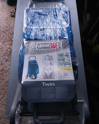 carrello porta spesa Gimi Twin portata 30 kg
