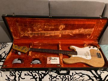 Fender precision s8 con documenti e accessori