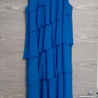 Vestito cerimonia blu taglia 46