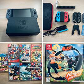 Nintendo switch + giochi + accessori