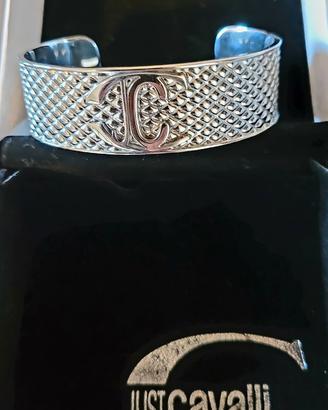 Bracciale rigido originale logo Just Cavalli