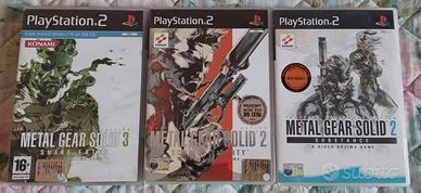 Metal Gear Solid 2 e 3 Ps2 Playstation 2