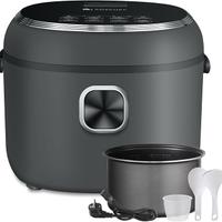 AMZCHEF Mini cuociriso 2L,Multifunzionale per 1-4