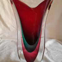 Vaso in vetro di Murano attribuito a Flavio Poli I