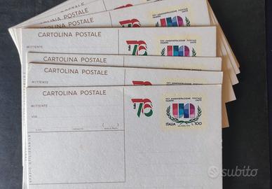 Italia 1976 Lotto 20 cartoline Post. Naz. Unite