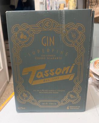 Pack of 6 Tassoni Gin al cedro