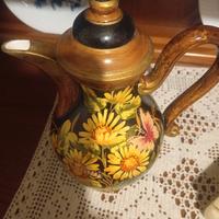 Brocca laccata veneziana dipinta a mano