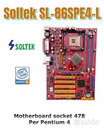 Motherboard SOLTEK SL-86SPE4-L - Per CPU Intel P4