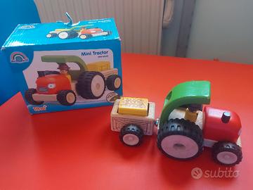 Trattore giocattolo in legno WW-4042 mini tractor