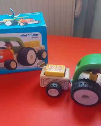 Trattore giocattolo in legno WW-4042 mini tractor