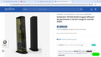GoldenEar TRITON SEVEN Coppia diffusori  			