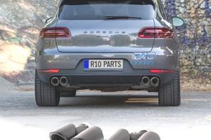 TERMINALI SCARICO PORSCHE MACAN 95B 14-17 LOOK GTS