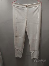 Pantaloni da donna Rinascimento bianchi