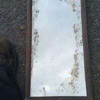 Specchio d'epoca 1800 con cornice d'ottone