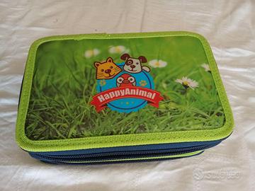 Astuccio scuola 3 scomparti