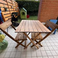 Set Tavolino e Sedie