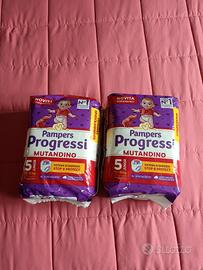 pampers progressi mutandino 5 junior