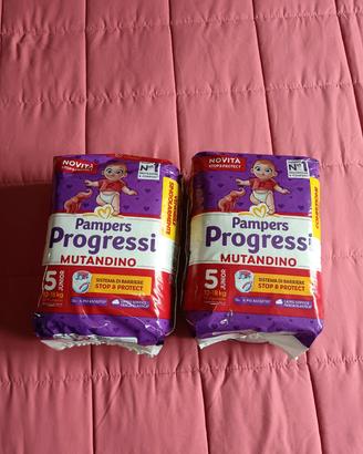 pampers progressi mutandino 5 junior