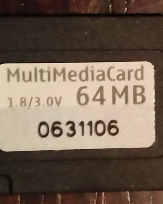 NOKIA Multimedia Card da 64mb