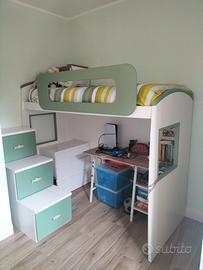 cameretta/letto a soppalco