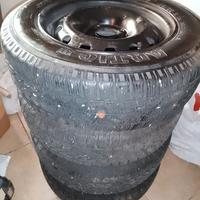 4 pneumatici Ceat 185/65 con cerchi FIAT 14pollici