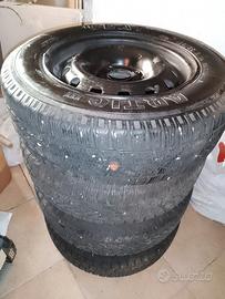 4 pneumatici Ceat 185/65 con cerchi FIAT 14pollici