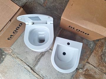 Wc e Bidet in ceramica Globo Forty3