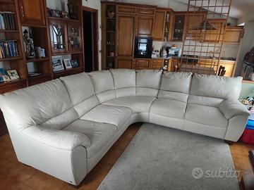 Divano angolare Divani&Divani vera pelle 250x250