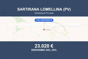 Immobile in asta di 100 m² a Sartirana Lomellina