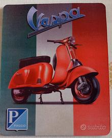 Tappetino mouse pad Vintage Vespa e Fiat 500