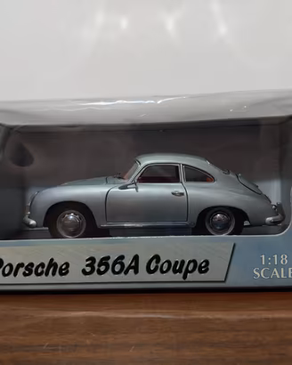 Porsche 356A Coupe 1956 argento metallizzato 1/18