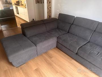 Divano letto con penisola