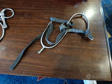 morso cifrato + speroni per monta a cavallo
