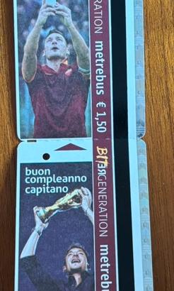 Biglietti Atac Francesco Totti AS Roma